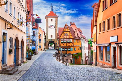 ローテンブルクの街並み